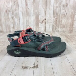 Chaco Z Cloud Womens 7 Teal Coral Geometric Strappy Sport Hiking Sandals J106612